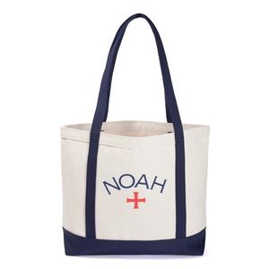 NOAH NYC CORE LOGO TOTE BAG - NAVY